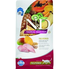 Renas Store Nd N&d Tropical Selection Tavuklu ve Tropikal Meyveli Kısırlaştırılmış Kedi Maması 1,5 kg