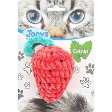 Renas Store Kadife Çilek Kedi Oyuncağı