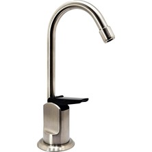 Renas Store Westbrass A203-NL-07 6" Touch-Flo Stil Saf Soğuk Su Dağıtıcı Musluk, Saten Nikel