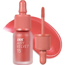 Renas Store Peripera Uzun Süre Kalıcı ve Hafif Formüllü, Kadife Bitişli Tint Ink Airy Velvet (15 Soft Coral)