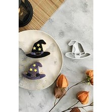 Renas Store Şapka Cadılar Bayramı Kurabiye Kalıbı/seramik/oyun - Beyaz