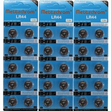 Renas Store Mettzchrom LR44 AG13 A76 357A SR44SW 1.5 Volt Oyuncak Pili 30'lu