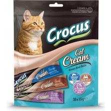 Renas Store Crocus Çoklu Somon Karides & Karides & Yengeç Kedi Ödülü 30X15GR
