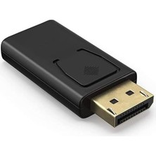 Renas Store Displayport HDMI Dönüştürücü Gold Dp HDMI Çevirici Altın Uçlu Displayport HDMI Çevirici