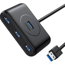 Renas Store Ugreen USB 3.0 4 Portlu Hub Çoklayıcı Siyah 50 cm