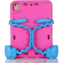 Renas Store Constraın - iPad ile Uyumlu 5 Air Eva Boxer Tablet Silikon - Pembe Koyu - Beyaz 1