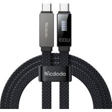 Renas Store Mcdodo CA-4470 100W Type-C To Type-C Hızlı Şarj ve Data Aktarim Kablosu 1.2m, Siyah