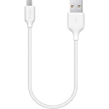 Renas Store Ttec Minicable Micro USB 30CM Şarj Kablosu - Beyaz (2DK7513B)