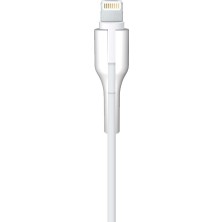 Renas Store Cable Suit iPhone Lighting, Kablo Koruyucu, Konnektör (Beyaz)