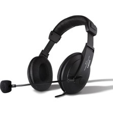 Renas Store Snopy SN-4388 Deri Profesyonel Mikrofonlu Kulaklık