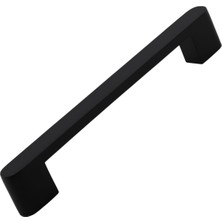 Renas Store Uhud Kulp 128 mm Siyah Metal Mutfak Mobilya Çekmece Mutfak Dolap Dolabı Kulpları Kapak Kulbu 12.8 cm