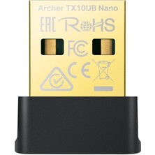 Renas Store Tp-Link Archer TX10UB Nano | Wi-Fi 6 & Bluetooth 5.3 USB Adaptör | AX900 Mbps | Çift Bant | Ikisi Bir Arada | Kolay Kurulum | Windows Uyumlu