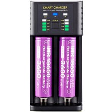 Renas Store Greentech Akıllı Pil Şarj Cihazı Lityum Iyon + Ni Mh + Ni CD PILLER/GT-BC06