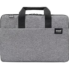 Renas Store Mack Cityfit MCC-702 Laptop Çantası, Erkekler ve Kadınlar Için Profesyonel Bilgisayar Çantası, 13,3 Inç - 14.1 Inç Notebook Çantası, Evrak Çantası, Gri