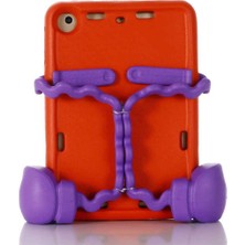 Renas Store Constraın - Mini ile Uyumlu 5 Eva Boxer Tablet Silikon - Kırmızı 5