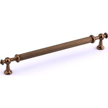 Renas Store Nesil Çizgili 288 mm Bronz Metal Mobilya Kolu Mutfak Dolabı Çekmece Kapak Kulpu Kulp Tasarımı