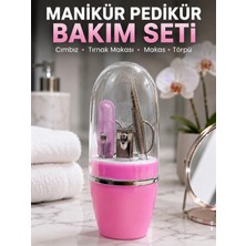 Shopwave Pembe Tırnak Bakım Seti Cımbız Makas Tırnak Makası ve Törpü Içeren Kit
