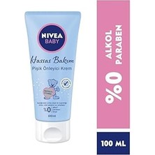 Renas Store Nıvea Baby Pişik Önleyici Krem 100 Ml, Hassas Bebek Cilt, Bebek Bakımı,panthenol ile Cilt Tahrişi Önler,%0 Alkol,%0 Paraben