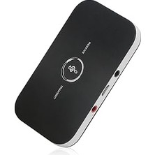 Renas Store Coverzone Bluetooth 5.0 2-In-1 Ses Verici ve Alıcı Adaptör – Tv Pc Araç Hoparlör Için Wireless Audio Transmitter Receiver, Aux Destekli Tx Rx Kablosuz Müzik Çevirici | ZR1137