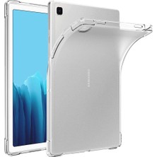 Renas Store Samsung Galaxy Tab A 8.0 T290 T295 T297 ile Uyumlu Kılıf Darbelere Dayanıklı Şeffaf Kapak Renksiz