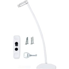 Renas Store Pvc Pencere Kilidi Kapı Emniyet Çocuk Güvenlik Kilidi Çelik Halatlı Kilit Beyaz