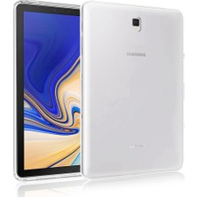 Renas Store Samsung Galaxy Tab A 10.5 T590 T595 T597 ile Uyumlu Kılıf Tablet Hibrit Silikon Case Şeffaf