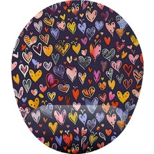 Renas Store Kalp Desenli Bilek Destekli Mouse Pad