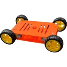 Renas Store Arduino Uyumlu 4WD Robot Araba Platform Kiti Seti Monte