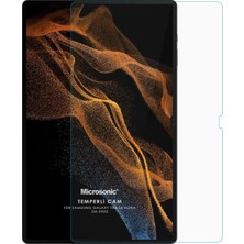 Renas Store Microsonic Samsung Galaxy Tab S10 Ultra X920 Tempered Glass Cam Ekran Koruyucu [galaxy Tab S10 Ultra X920 ile Uyumlu Ekran Koruyucu - Şeffaf]
