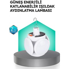 Hace Bazaar Pratik Katlanabilir Solar LED Aydınlatma Lambası
