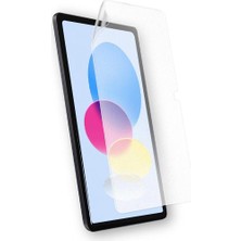 Renas Store Constraın iPad 10.9 2022 (10.nesil) Kağıt Hisli Mat Ile Uyumlu Davin Paper Like Tablet Ekran Koruyucu, Renksiz