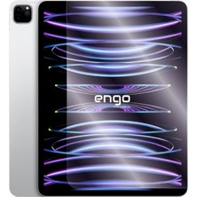Renas Store Engo Apple iPad Pro 12.9 Inç 6. Nesil Ile Uyumlu Mat Ekran Koruyucu 9h Temperli Kırılmaz Esnek Nano Cam, Parmak Izi Bırakmayan Yansıma ve Parlama Önleyici Koruma