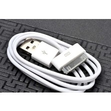 Renas Store Psr Aksesuar Beyaz Beyaz iPhone 4s USB Kablo- ile Uyumlu