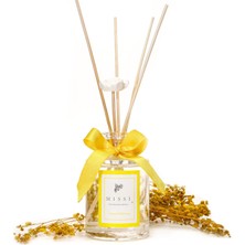 Renas Store 110 ml Silindir Şişe Bambu Çubuklu Island Mimoza Oda Kokusu