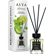 Renas Store Alya Alya Nature's Scents Bergamot & Patchouli Bambu Çubuklu Oda Kokusu - Bergamot & Paçuli Kokusu