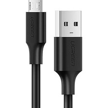 Renas Store Ugreen 2.0 A Usb-A & Micro USB Data ve Şarj Kablosu, 50 Santimetre, Siyah, ACBUGN60135