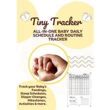 Renas Store Independently Published All-In-One Baby Daily Schedule And Routine Tracker: Track Milestones, Feedings, Diapers, Sleep And Activities | Perfect For Parents, Grandparents, And Nanny
