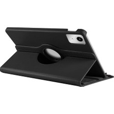Renas Store Lenovo Tab M11 /tab K11 11INÇ 2024 ile Uyumlu Kılıf 360 Dönebilen Standlı Case TB330FU TB330XU TB331FC Siyah