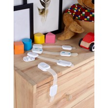 Renas Store Kidkid Yüksek Güvenlikli Çekmece ve Dolap Kilidi 5 Adet