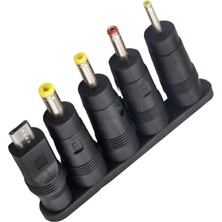 Renas Store Çoklu Yedek Adaptör Uç Çevirici (2.5x0.7mm - 4.8x1.7mm - 3.0x1.1mm - 4.0x1.7mm - Micro Usb)