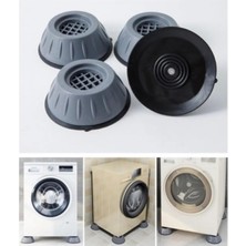Renas Store Çamaşır Makinesi Titreşim Önleyici Engelleyici Stoper Takoz Gri 4 Lü Set