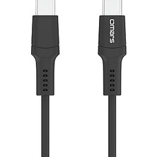 Renas Store Omars Type-C 3A Hızlı Şarj ve Data Kablosu Siyah - Hızlı Şarj, Usb-If Sertifikalı, Dayanıklı Tasarım