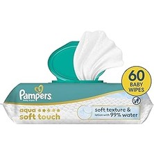 Renas Store Pampers Aqua Soft Touch Bebek Islak Havlu 1 Paket 60 Yaprak