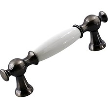 Renas Store Arnas Antik Nikel Metal Kulp 128 mm Mobilya Çekmece Mutfak Dolabı Dolap Kapak Kulpları Kulb Kulpu