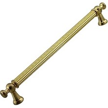 Renas Store Osmanlı Metal Çizgili Altın Kulp 224 mm 22.4 cm Mobilya Çekmece Mutfak Dolabı Dolap Kapak Kulb Kulpu