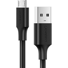 Renas Store Ugreen 2.0 A Usb-A & Micro USB Data ve Şarj Kablosu, 1 Metre, Siyah, 60136