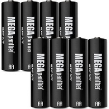 Renas Store Telvesse 8li Aa R6 Kalın Kalem Pil Saat Pili Zn-C 1.5V