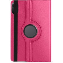 Renas Store Zore Xiaomi ile Uyumlu Redmi Pad 2 2025 Zore Dönebilen Standlı Kılıf Pembe