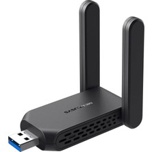 Renas Store Mercusys MA32H, AC1300 Mbps, Çift Bant, USB 3.0, Yüksek Çekim Güçlü Wi-Fi 5 USB Adaptör
