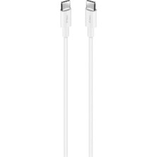 Renas Store Ttec Usb-C - Usb-C 300CM 60W Pd/qc Hızlı Şarj/data Kablosu Beyaz